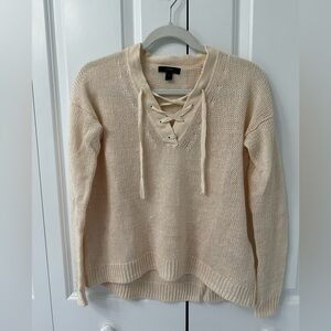 J.Crew loose knit oversized beach sweater